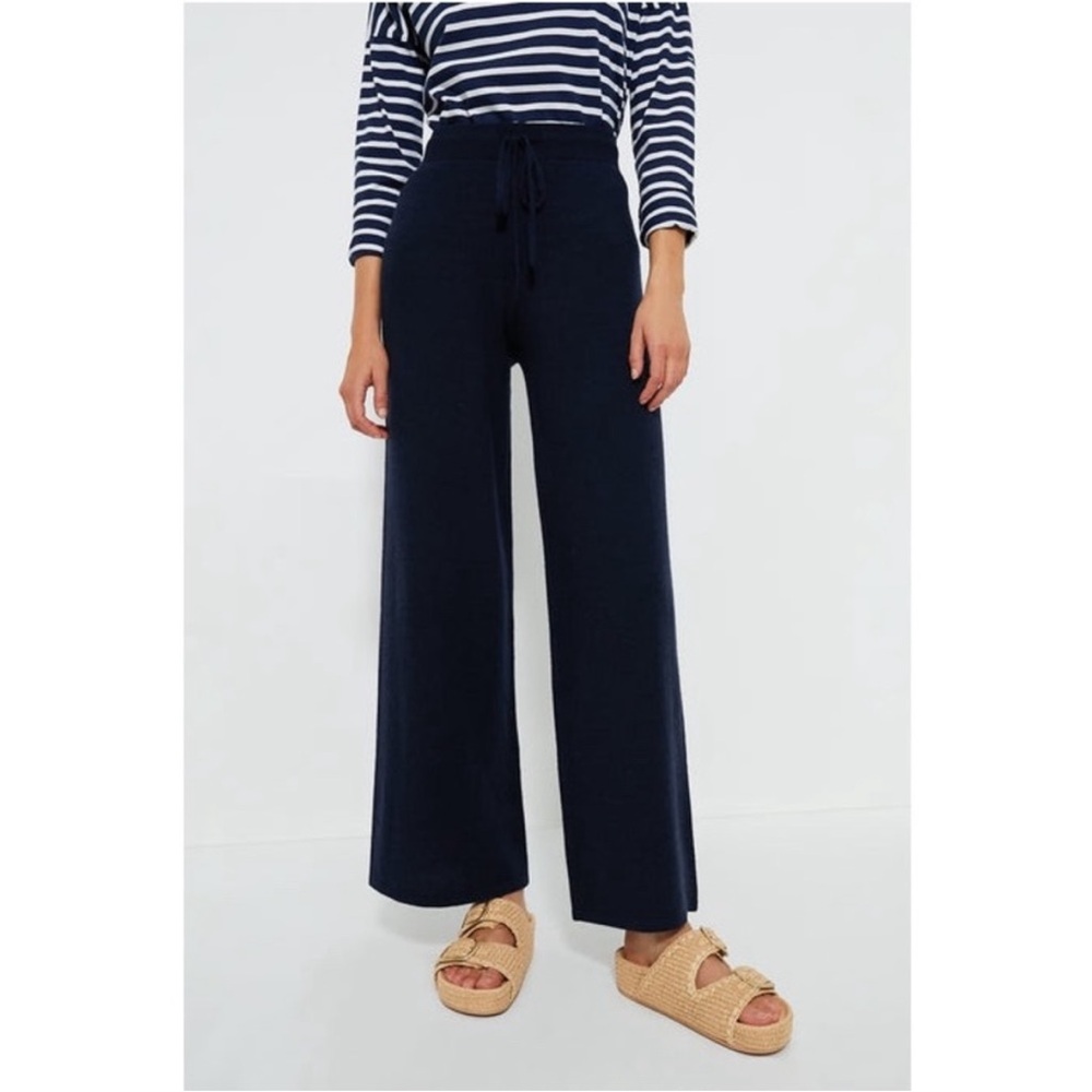 Tuckernuck Navy Wide-Leg Pants